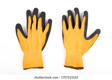Work gloves for gardening. Accessories for people working in the garden. Light background. - Shutterstock ID 1707515533