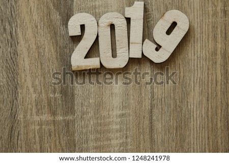 Similar – Year 2019 with tools, creative year 2019