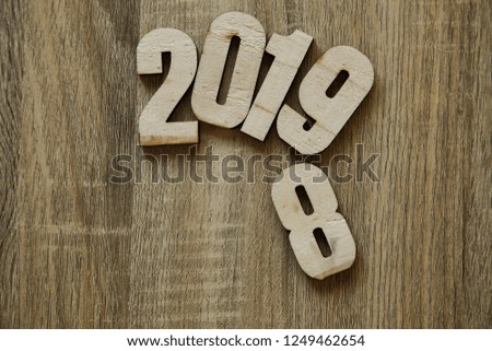 Similar – Year 2019 with tools, creative year 2019