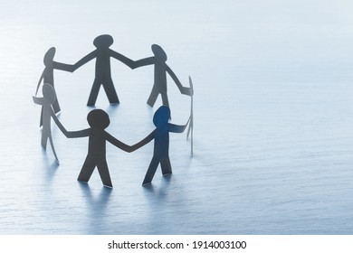work group people holdin hands in circle - concept togetherness, solidarity - Shutterstock ID 1914003100