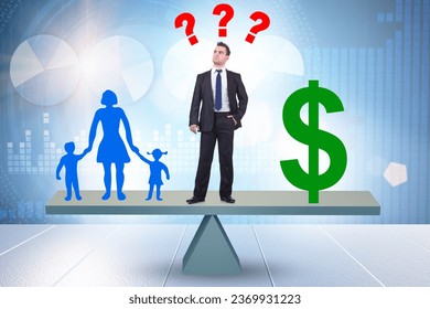 Work home balance with business people - Shutterstock ID 2369931223