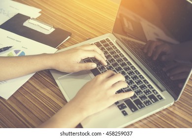 Work with laptop