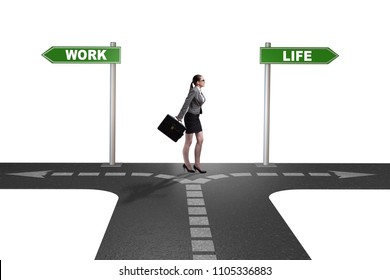 Work Life Or Home Balance Business Concept