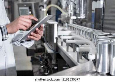 Work in modern brewery, data collection and production monitoring. High quality photography. - Powered by Shutterstock