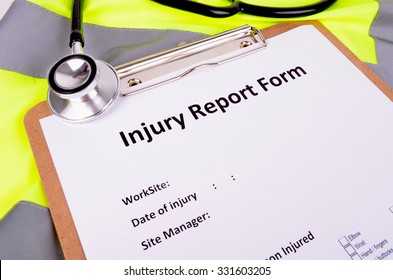 Work Place Injury Report Form