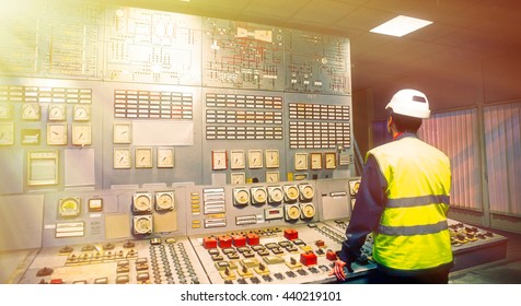Work Place In The System Control Room
