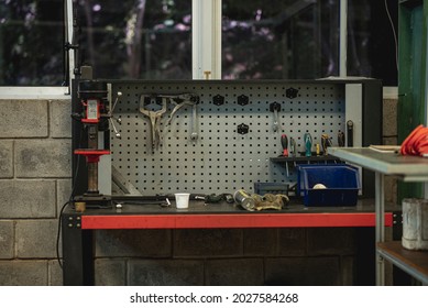 work in a precision machine and tooling workshop 