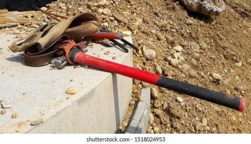 work in progress on the construction site