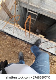 Work in progress on the construction site in summer - business
