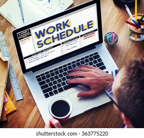 Work Schedule Management Organization Concept