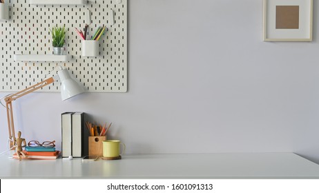 Work space comfortable, Modern workplace. - Shutterstock ID 1601091313