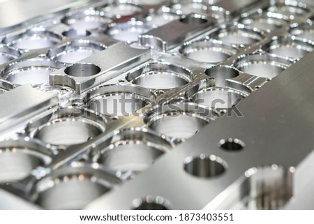 work surface and appearance of injection punch or press metal mold production from manufacture by high precision and quality cnc machining center material made from steel