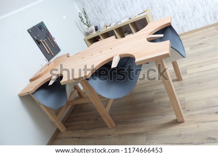 Work table of a goldsmith