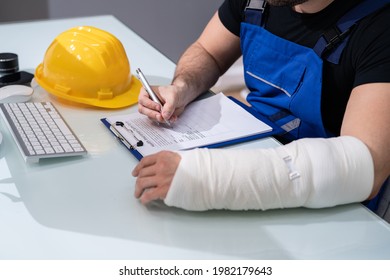 Worker Accident Insurance Disability Compensation And Social Benefits