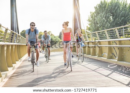 Similar – Image, Stock Photo bridge days Bridge