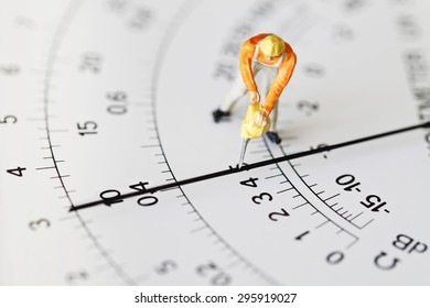 Worker on a scale (model)