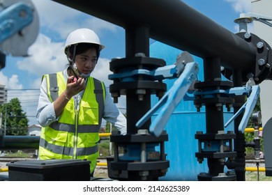 Worker On The Site. Worker On Construction Site