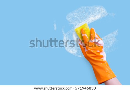 Worker removes and washes.