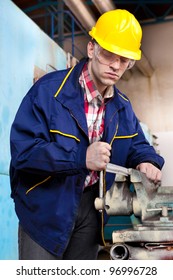 Worker at work
