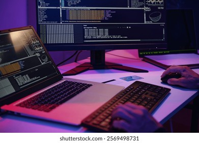 IT Worker Writing Security Codes