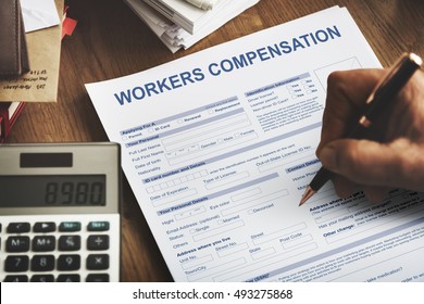 Workers Compensation Accident Injury Concept - Shutterstock ID 493275868