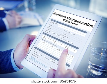 Workers Compensation Claim Form Insurance Concept