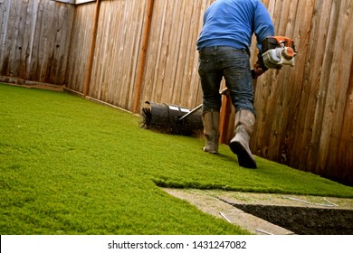 Artificial Turf Installation Images Stock Photos Vectors Shutterstock