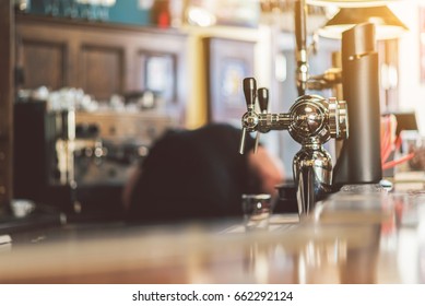 Working Atmosphere In Popular Pub