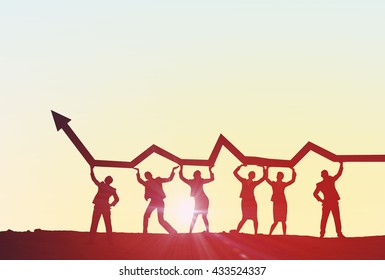 Working in collaboration for success - Shutterstock ID 433524337