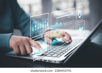 Working Data Analytics and Data Management Systems and Metrics connected to corporate strategy database for Finance, Intelligence,  Business Analytics with Key Performance Indicators, social network  