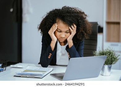 Working female are under stress from working. - Powered by Shutterstock