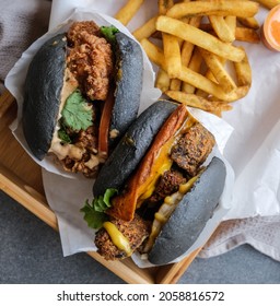 Working from home and eating at home. Design Your Burger. Every food businesses jumping on the bandwagon to cater for home delivery food service - Shutterstock ID 2058816572