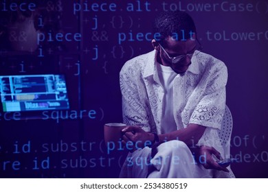 Working on Computer Code in Modern Office Environment