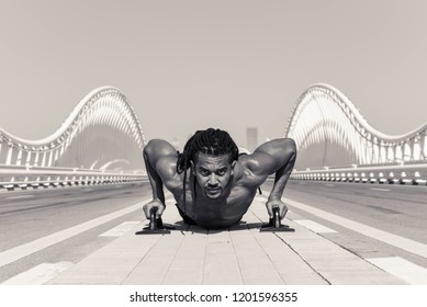 Working out man