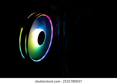 Working RGB Computer Processor Cooling Fan