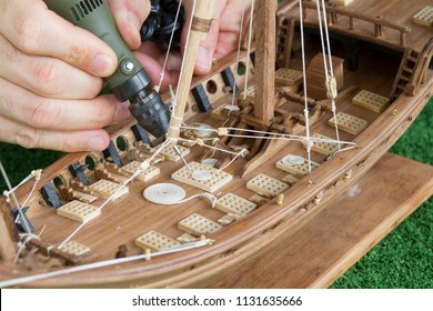 Working In A Ship Model