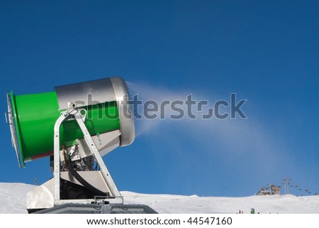 Working snowgun
