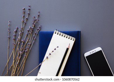 working space flatlay