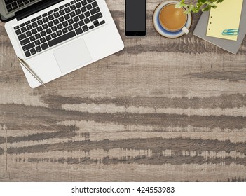 Working table with copyspace