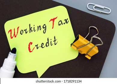 Working Tax Credit (WTC)  Phrase On The Page.