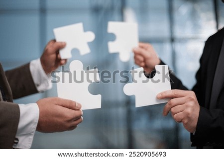 Similar – Image, Stock Photo Unrecognizable person putting two glasses of milk and cake on the counter