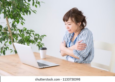 Working Woman In An Office