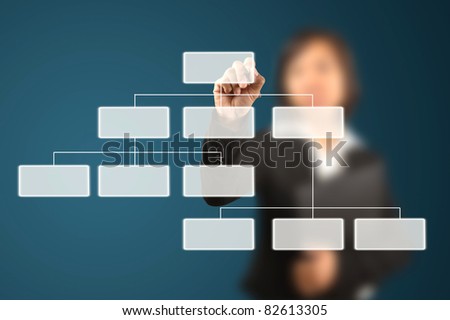 working women write business diagram