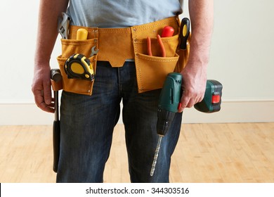 Workman Wearing Toolbelt