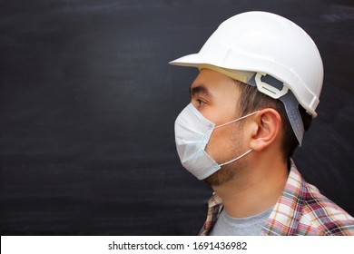 Workman Wearing Yellow Hard Hat Medical Stock Photo 1691436982 ...