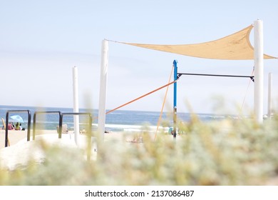 Workou Área At The Beach. Calisthenics Park, Training Spot.