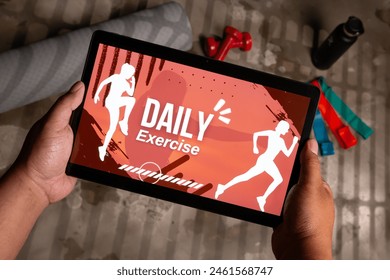Workout anywhere anytime using your tablet