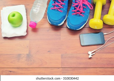 Workout and fitness dieting,Planning control diet concept.
