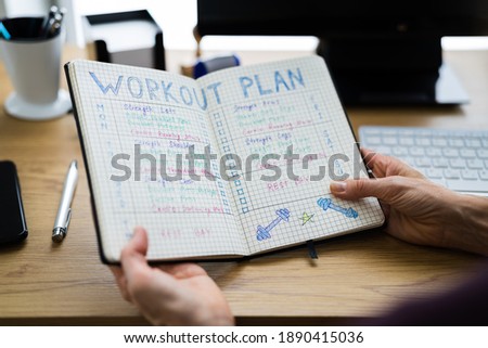 Workout Training Exercise Plan And Daily Schedule