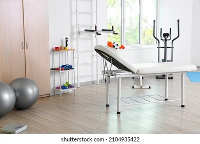 Workplace Of Physiotherapist In Rehabilitation Center